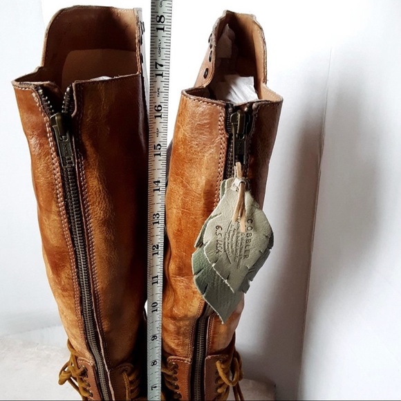 NWT Bed Stu Cobbler Loxley Leather Knee High Boots Size 6.5 - Picture 8 of 8